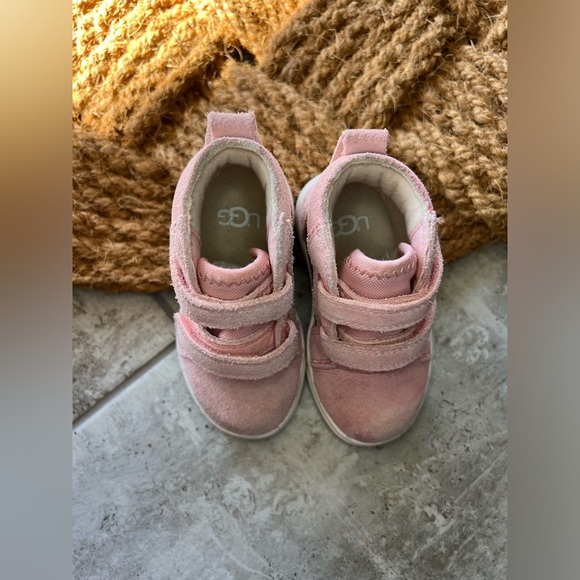 PINK RENNON GLITTER TODDLER VELCRO SNEAKERS - Picture 3 of 6